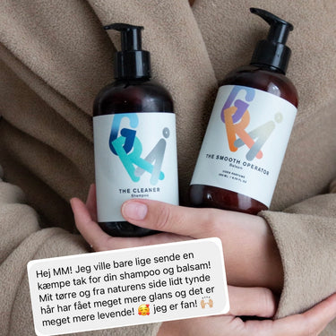SHAMPOO + BALSAM-combo (inkl. gratis balsam)